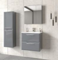 Шкаф с умывальником Orka Nuvola 65 Anthracite (16878) фото №3 — интернет-магазин Desire.md