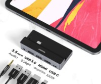 Multiplicator Ugreen 5 in 1 USB-C Multifunction Adapter for iPad Pro CM317 Silver (70688) imaginea #2 — magazin online Desire.md