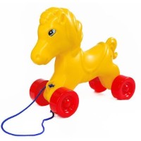 Jucarie de impins si tras Burak Toys Pony (00612)