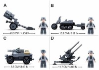 Set de construcție Sluban Army (B0680) imaginea #3 — magazin online Desire.md