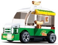 Set de construcție Sluban Power Bricks — Pull Back Car (B0933)