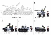 Set de construcție Sluban Space War 4n1 (B0793) imaginea #3 — magazin online Desire.md