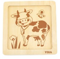 Пазл Viga 4 Cow (51313) фото №4 — интернет-магазин Desire.md
