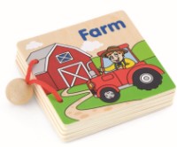 Развивающая книжка для малышей Viga My First Book (50386) фото №6 — интернет-магазин Desire.md