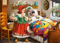 Puzzle Castorland 120 Midi Little Red Riding Hood (B-13227) imaginea #1 — magazin online Desire.md
