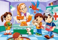 Puzzle Castorland 60 Midi At the Animal Doctor (B-06847)