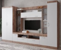 Living ML-Mobila ML-2 Premiera 15/3100 Stejar Auriu/Alb imaginea #1 — magazin online Desire.md