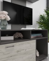 Гостиная ML-Mobila ML-4 Поло 5/1500 Антрацит/Дуб Крафтовый Белый фото №3 — интернет-магазин Desire.md