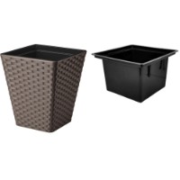 Ghiveci Form Plastic Rattana (3880-051) imaginea #2 — magazin online Desire.md