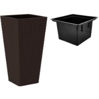 Цветочный горшок Form Plastic Rattana Slim (3890-070) фото №2 — интернет-магазин Desire.md