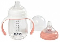 Biberon pentru bebeluș Beaba 2in1 210ml Old Pink imaginea #1 — magazin online Desire.md