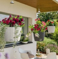 Ghiveci Lechuza Nido Cottage 35 White imaginea #3 — magazin online Desire.md