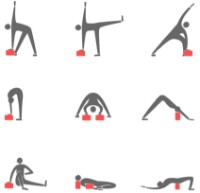 Опорный блок + массажный мяч Insportline Hiden 2-in-1 (21697) фото №6 — интернет-магазин Desire.md