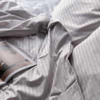 Lenjerie de pat Cottony Satin de Lux Stripe Light Gray N9 2 (17209) imaginea #6 — magazin online Desire.md