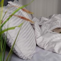 Lenjerie de pat Cottony Satin de Lux Stripe Light Gray N9 2Euro (17209) imaginea #5 — magazin online Desire.md