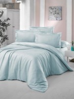 Lenjerie de pat Cottony Satin De Lux Stripe Menta 2E (15321)