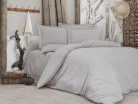 Lenjerie de pat Cottony Satin De Lux Stripe Vizon 2 (261385)