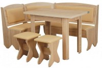 Colț de bucătărie Пехотин Император Дуб Сонома/Кофе (без стола и табуретов)