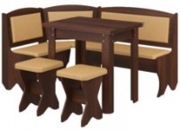 Colț de bucătărie Пехотин Император Орех/Кофе (без стола и табуретов)