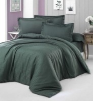 Lenjerie de pat Cottony Satin De Lux Stripe Izumrud 2E (217782)