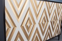 Comodă Art Flame Valentino Nut/White/Gold imaginea #3 — magazin online Desire.md