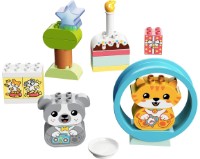 Set de construcție Lego Duplo: My First Puppy & Kitten With Sounds (10977)