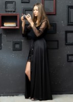 Пеньюар Ajoure Alizee PM5089 Black L фото №3 — интернет-магазин Desire.md