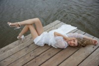 Пеньюар Ajoure Alizee PM5089 Ivory L фото №4 — интернет-магазин Desire.md