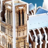 Puzzle 3D-constructor CubicFun Notre Dame de Paris (France) (S3012h) imaginea #2 — magazin online Desire.md