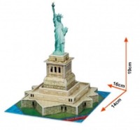Puzzle 3D-constructor CubicFun Statue of Liberty (S3026h) imaginea #2 — magazin online Desire.md