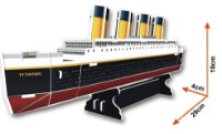 Puzzle 3D-constructor CubicFun Titanic (S3017h) imaginea #2 — magazin online Desire.md