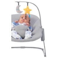 Детский шезлонг Kinderkraft Calmee Grey (KBCALM00GRY0000) фото №4 — интернет-магазин Desire.md