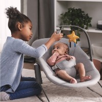 Детский шезлонг Kinderkraft Calmee Grey (KBCALM00GRY0000) фото №6 — интернет-магазин Desire.md