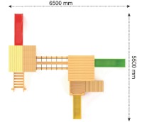 Игровой комплекс PlayPark Bridge-1 фото №3 — интернет-магазин Desire.md