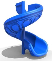 Горка PlayPark LLDPE 1500 Spiral фото №2 — интернет-магазин Desire.md