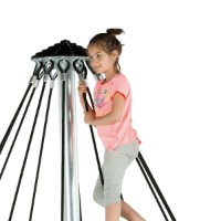 Конструкция из армированного каната PlayPark Piramida 3.5m фото №8 — интернет-магазин Desire.md