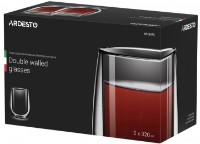 Set pahare Ardesto AR2637G 2pcs imaginea #2 — magazin online Desire.md