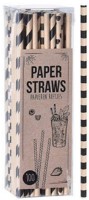 Набор соломок для коктейля бумажных Paper Straws 19.5cm (44742) 100pcs фото №3 — интернет-магазин Desire.md