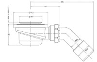Сифон для душевого поддона Radaway Tinos 50mm (PB50T) фото №2 — интернет-магазин Desire.md
