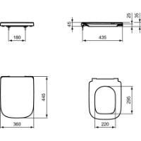 Сиденье для унитаза Ideal Standard i.life B Soft-Close (T468301) фото №4 — интернет-магазин Desire.md