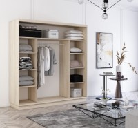 Шкаф-купе Mobildor-Lux Fox Mirror Elements 200x220 Oak Sonoma (fox6836) фото №2 — интернет-магазин Desire.md