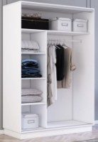 Dulap cu uşi glisante Mobildor-Lux Fox Mirror Elements 140x220 White (fox5549) imaginea #2 — magazin online Desire.md