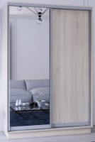 Шкаф-купе Mobildor-Lux Fox Chipboard/Mirror 140x220 Oak Sonoma (fox5490) фото №1 — интернет-магазин Desire.md