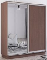 Шкаф-купе Mobildor-Lux Fox 170x220 (2226 Wenghe) Uși una PAL/Una oglinda фото №1 — интернет-магазин Desire.md