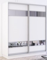 Шкаф-купе Mobildor-Lux Fox Mirror Elements 160x220 White (fox5613)