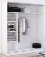 Dulap cu uşi glisante Mobildor-Lux Fox 170x220 White (fox6703) imaginea #3 — magazin online Desire.md