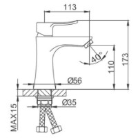 Смеситель для умывальника Frud R10101 фото №2 — интернет-магазин Desire.md