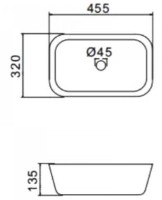 Умывальник Gappo GT402 фото №2 — интернет-магазин Desire.md