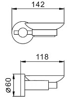Suport săpun Frap F30202 imaginea #2 — magazin online Desire.md