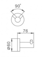 Держатель для полотенец Frap F30205-2 фото №2 — интернет-магазин Desire.md